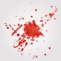 Vector blood splatter Royalty Free Stock Photo