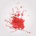 Vector blood splatter Royalty Free Stock Photo