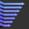 vector blue arrows