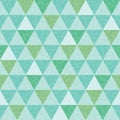 Vector blue and green triangle and leaves texture seamless repeat pattern