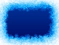 Vector blue ice background Royalty Free Stock Photo