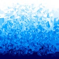 Vector blue ice background Royalty Free Stock Photo