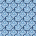 Vector Blue Overlapping Flowers on a White Background. Background for textiles, cards, manufacturing, wallpapers, print Royalty Free Stock Photo