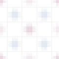 Vector blue and pink textile seamless pattern background