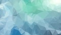 Vector blue and white abstract Low poly background, wallpaper Royalty Free Stock Photo