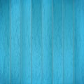 Vector blue wood texture background with old wooden panels