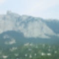 Vector blurred mountain landscape