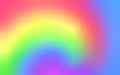 Vector blurry blue background with a rainbow with a smooth color transition .