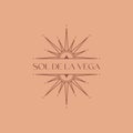 Vector bohemian logo design template with sun,star and sunburst