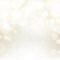 Vector bokeh background.Universal festive defocused white lights. Abstract blurred illustration.