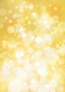 Vector bokeh, golden background.