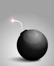 Vector bomb Royalty Free Stock Photo