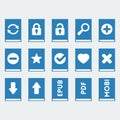 Vector book icons set