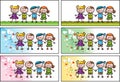 Vector book mark for children