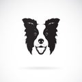 Vector of a border collie dog on white background. Pet. Animal. Dog logo or icon. Easy editable layered vector illustration Royalty Free Stock Photo