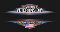 Vector border for Veteran`s Day Royalty Free Stock Photo