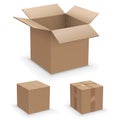 Vector box set Royalty Free Stock Photo