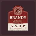Brandy label template