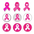 Vector Breast Cancer Ribbon