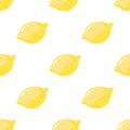 Vector bright lemon seamless pattern