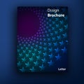 Vector brochure / booklet cover design templates Royalty Free Stock Photo