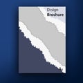 Vector brochure booklet cover design templates