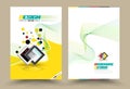 Vector Brochure Flyer design Layout template line style