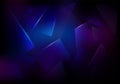 Vector Broken Glass Dark Purple and Blue Background Royalty Free Stock Photo