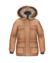 Brown winter coat