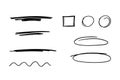 Vector brushes and caligraphy elements