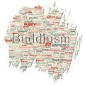 Vector buddhism, meditation, enlightenment, karma Royalty Free Stock Photo