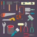 Vector building products icons.