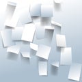 Vector bulletin board paper notes background Royalty Free Stock Photo