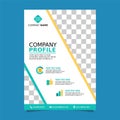 Company Profile 05 vector design illustration Royalty Free Stock Photo