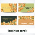 Vector business cards Royalty Free Stock Photo