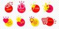 Vector business icons modern labels and tags banners stickers creative design