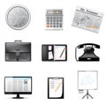 Vector business and office icons
