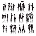 Vector of Business People Different Actions Concept