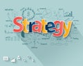 Vector business strategy concept