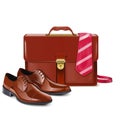 Vector Businessman Accessories Royalty Free Stock Photo