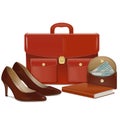 Vector Businesswoman Accessories