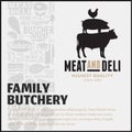 Vector butchery illustration