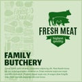 Vector butchery illustration