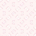Vector butterfly cute pink repeat pattern design background Royalty Free Stock Photo