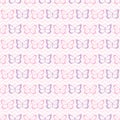 Vector butterfly cute seamless repeat pattern design background Royalty Free Stock Photo