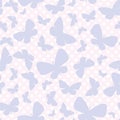 Vector butterfly seamless repeat pattern design background Royalty Free Stock Photo
