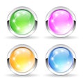 Vector buttons Royalty Free Stock Photo