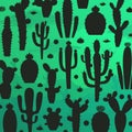 Vector cactus pattern