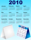 Vector calendar set Royalty Free Stock Photo