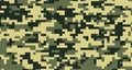 Vector camouflage military texture background soldier green pixel. EPS 10.